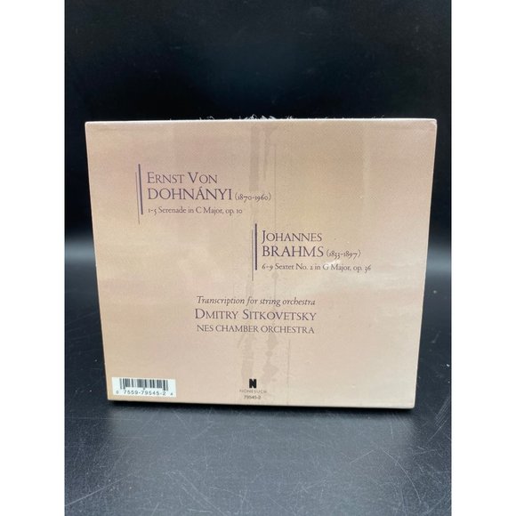Brahms, Dohnanyi, Dmitry Sitkovetsky CD New - Picture 4 of 4